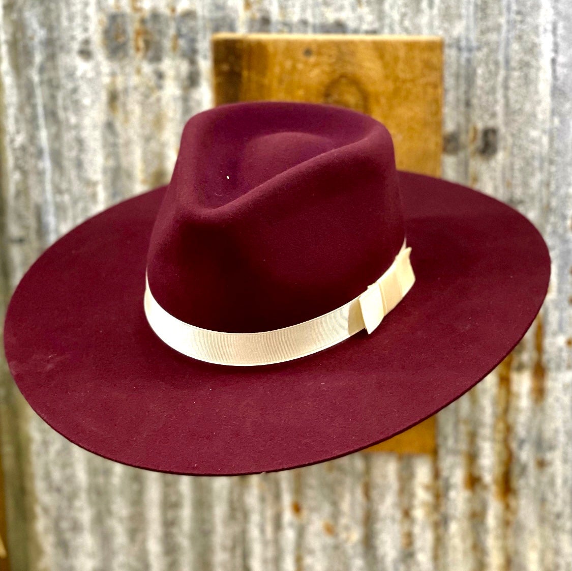 Fedora | Burgundy | CreekSide Hat Co.